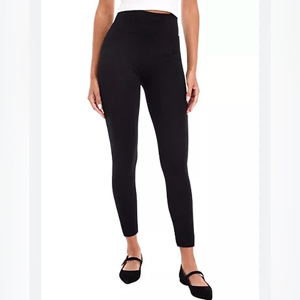 Wonderly Women's Black Fleece Lined Leggings Size 2X